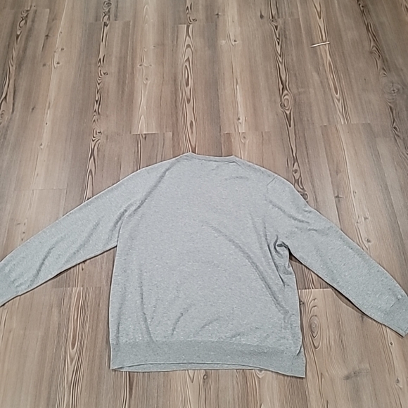 Brooks Brothers Men's Sweater Grey Heather Supima Cotton V-Neck 2XL No. 0020174. - Picture 2 of 7